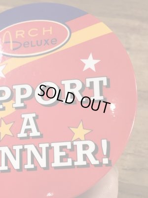 マクドナルドのアーチデラックスの90年代ビンテージ缶バッジ