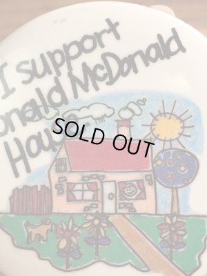 カナダのマクドナルドの80年代〜ビンテージ缶バッジ