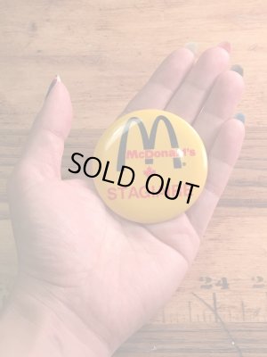 カナダのマクドナルドの80年代〜ビンテージ缶バッジ