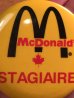 カナダのマクドナルドの80年代〜ビンテージ缶バッジ