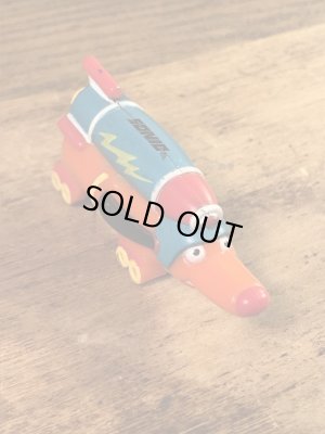 ソニックドライブインのホットロッドホットドッグスの90年代ビンテージミールトイ