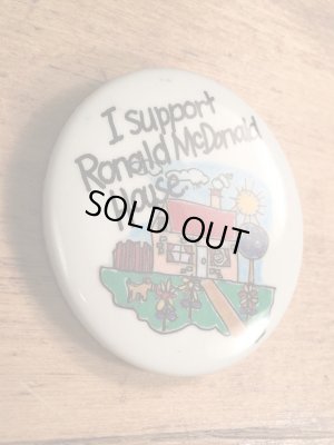 カナダのマクドナルドの80年代〜ビンテージ缶バッジ