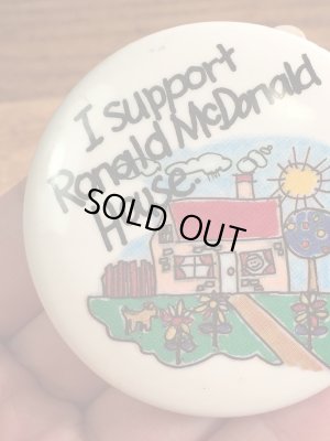 カナダのマクドナルドの80年代〜ビンテージ缶バッジ