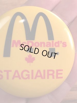 カナダのマクドナルドの80’s〜ヴィンテージ缶バッチ