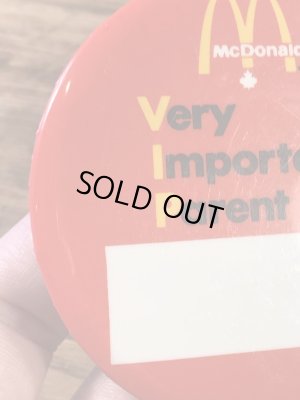 カナダのマクドナルドの80’s〜ヴィンテージ缶バッチ