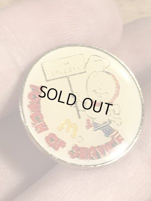 マクドナルドのスピーディーの90年代〜ビンテージピンバッジ