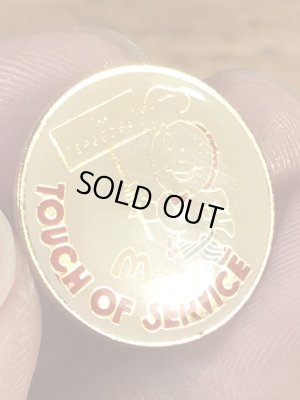 マクドナルドのスピーディーの90年代〜ビンテージピンバッジ