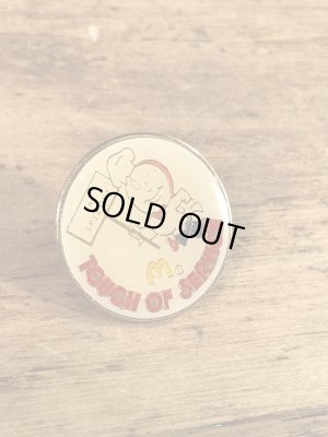 マクドナルドのスピーディーの90年代〜ビンテージピンバッジ