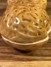 ピーナッツの形をした陶器製の70年代ビンテージ容器