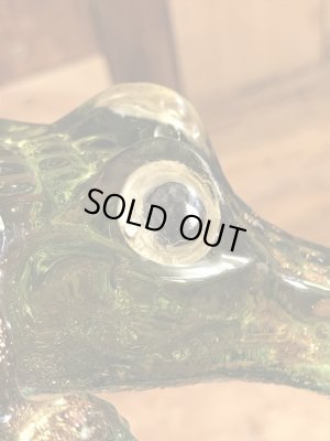 ルーサイトのワニの60〜70年代ビンテージ置物