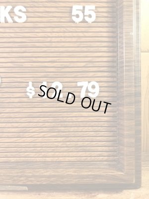 ドクターペッパーのプラスチック製の70年代ビンテージサインボード