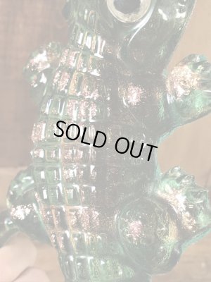 ルーサイトのワニの60〜70年代ビンテージ置物