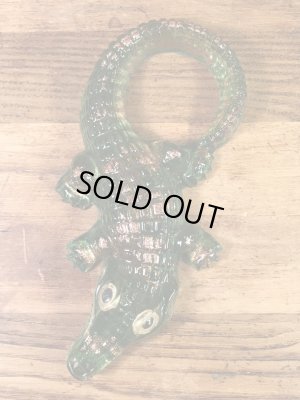 ルーサイトのワニの60〜70年代ビンテージ置物