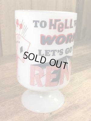 ネバダ州Renoのスーベニア物の70年代ビンテージマグカップ