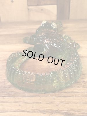 ルーサイトのワニの60〜70年代ビンテージ置物