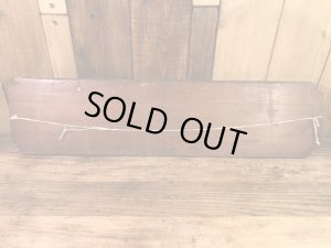 アイスクリーム屋のアンティークの木製看板