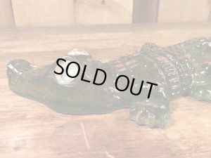 ルーサイトのワニの60〜70年代ビンテージ置物