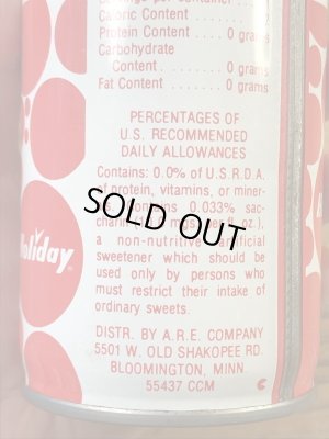 アメリカのホリデイダイエットコーラの60〜70年代ビンテージソーダ缶