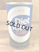 Diet Rite Cola Drink Can　ダイエットライトコーラ　ビンテージ　スチール缶　60〜70年代