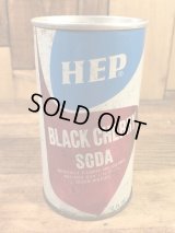 Hep Black Cherry Soda Drink Can　ブラックチェリーソーダ　ビンテージ　スチール缶　70年代