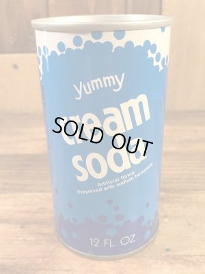 アメリカのクリームソーダの60〜70年代ビンテージスチール缶