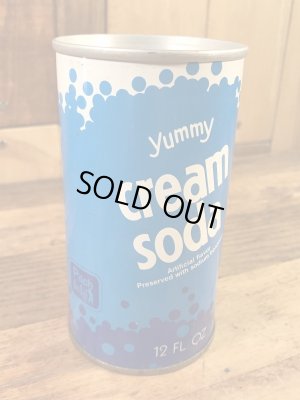 アメリカのクリームソーダの60〜70年代ビンテージスチール缶