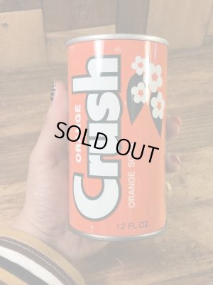 アメリカのクラッシュオレンジソーダの70’sヴィンテージドリンク缶