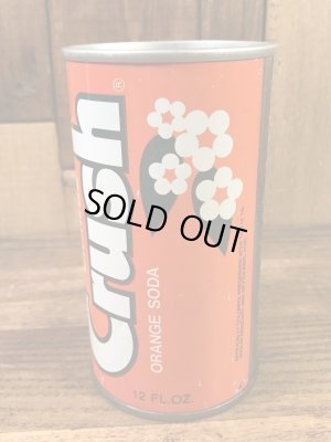 アメリカのクラッシュオレンジソーダの70’sヴィンテージドリンク缶