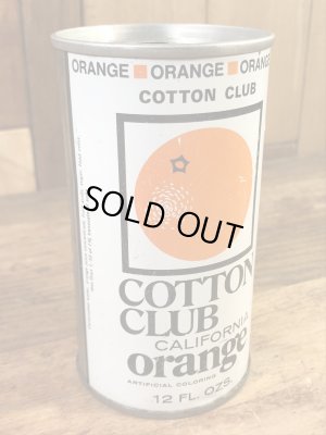 アメリカのオレンジジュース(清涼飲料)の70〜80年代ビンテージスチール缶