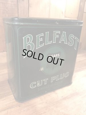 Belfastのタバコが入っていた20年代〜ビンテージブリキ缶