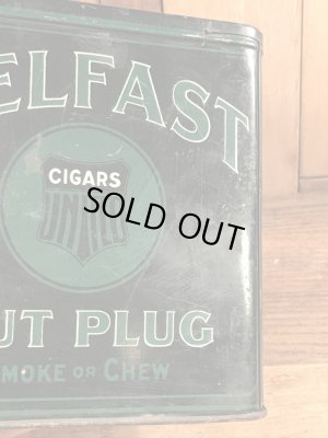 Belfastのタバコが入っていた20年代〜ビンテージブリキ缶