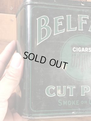 Belfastのタバコが入っていた20年代〜ビンテージブリキ缶