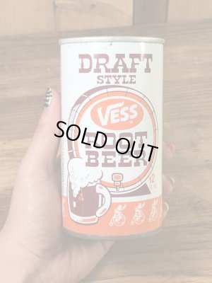Draft Style Vessのルートビアの60〜70’sヴィンテージ空き缶