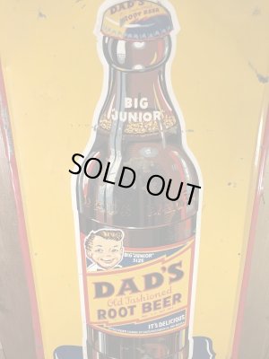 Dad'sのルートビアの40’sヴィンテージブリキ看板