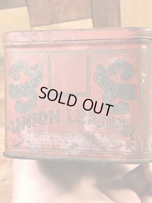 Union Leaderのタバコの20〜30’sヴィンテージTin缶