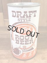 Draft Style Vess Root Beer Drink Can　ルートビア　ビンテージ　スチール缶　べス　60〜70年代