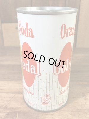 ゴールドメダルのオレンジソーダの60〜70’sヴィンテージ空き缶