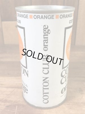 アメリカのコットンハウスオレンジジュース(清涼飲料)の70〜80’sヴィンテージ空き缶