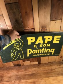 他の写真3: A.G. Pape & Son Painting Metal Sign　ペインティング　ビンテージ　看板　ストアサイン　50年代〜