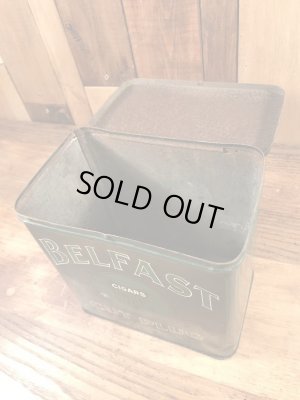 Belfastのタバコが入っていた20年代〜ビンテージブリキ缶