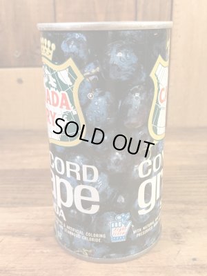 カナダドライのコンコードグレープソーダの60〜70’sヴィンテージ空き缶