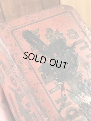 Union Leaderのタバコの20〜30年代ビンテージブリキ缶