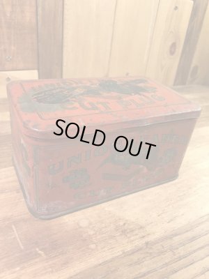 Union Leaderのタバコの20〜30年代ビンテージブリキ缶