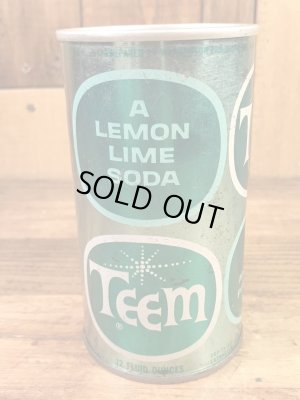 Teemのレモンライムソーダの60〜70’sヴィンテージ空き缶