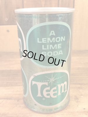 Teemのレモンライムソーダの60〜70’sヴィンテージ空き缶