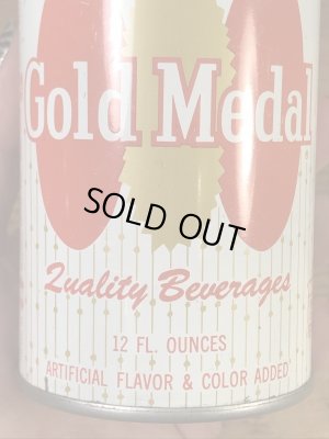 ゴールドメダルのオレンジソーダの60〜70’sヴィンテージ空き缶