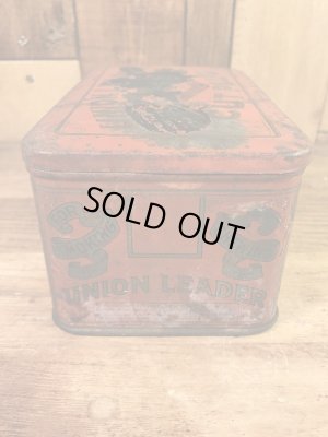 Union Leaderのタバコの20〜30’sヴィンテージTin缶