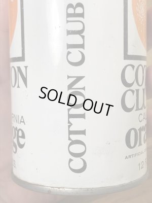 アメリカのコットンハウスオレンジジュース(清涼飲料)の70〜80’sヴィンテージ空き缶
