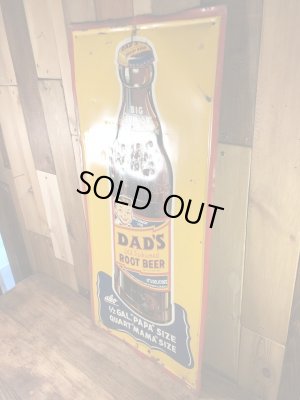 Dad'sのルートビアの40’sヴィンテージブリキ看板