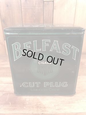 Belfastのタバコが入っていた20年代〜ビンテージブリキ缶